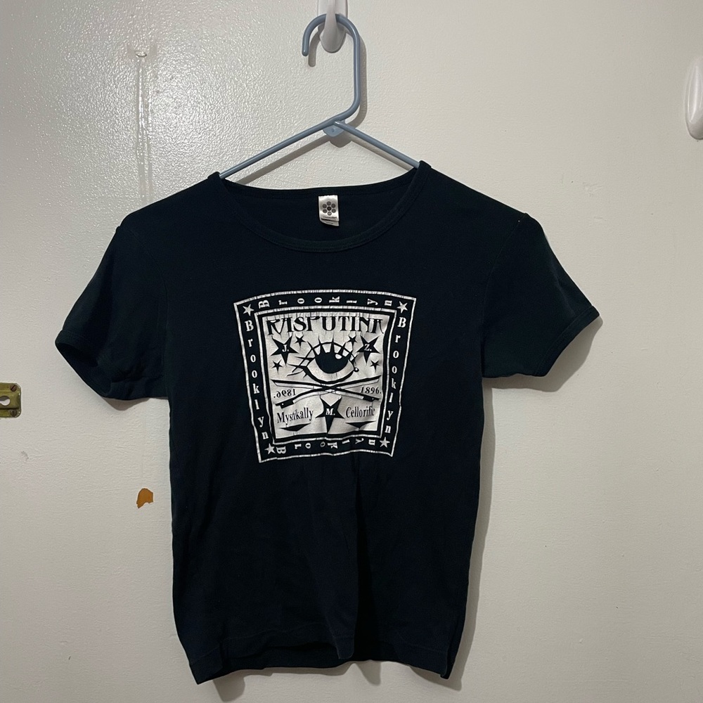 VINTAGE RASPUTINA BROOKLYN 1896 TOUR SHIRT MYSTIKALLY CELLORIFIC SMALL